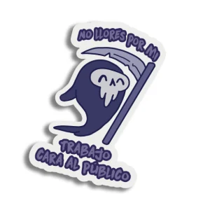 Pegatina No llores por mi