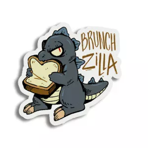 Pegatina Brunchzilla