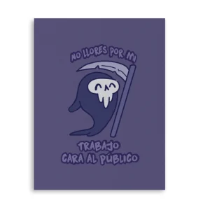 Lámina A5 No Llores por mí