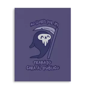 Lámina A5 No Llores por mí