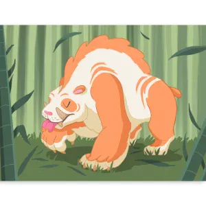 Lámina A5 Oso de Bengala